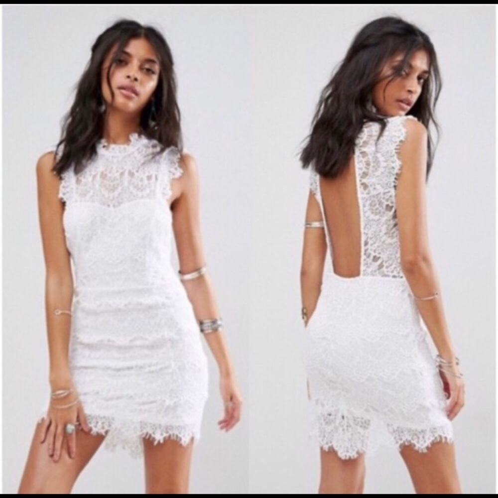 Free People White Lace Intimately Daydream Dress